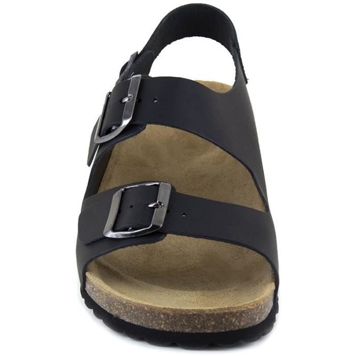 J.BRADFORD Chaussures Sandales JB-Malou Noir Homme