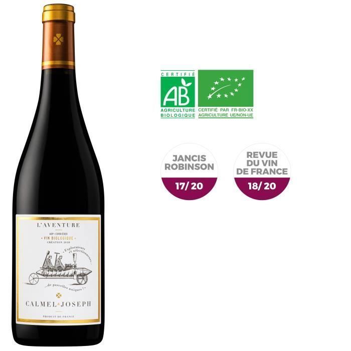 Calmel & Joseph Les Terroirs L'Aventure 2020 Corbieres - Vin rouge de Languedoc - Bio