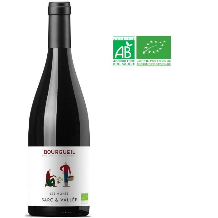 Les Monts Barc & Vall�es Bourgueil - Vin rouge de Loire - Bio 2023