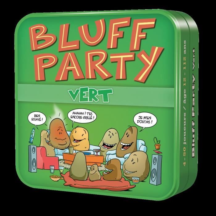 Cocktail Games | Bluff Party : Vert - Édition 2021 | Jeu de société | a partir de 12 ans | 4 a 55 joueurs | 120 minutes