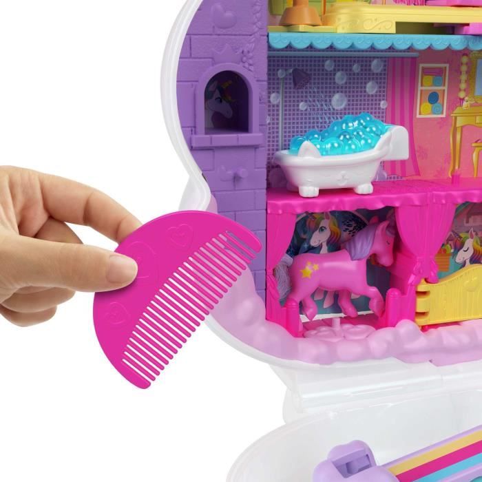 Polly Pocket - Salon Licorne Arc En Ciel - Mini-Univers - 4 Ans Et +
