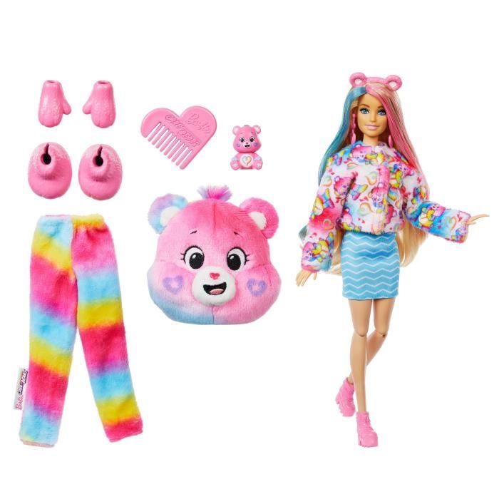Image secondaire de Barbie - Poupée Barbie Cutie Reveal Bisounours - Avec 10 surprises - Barbie - JFV60