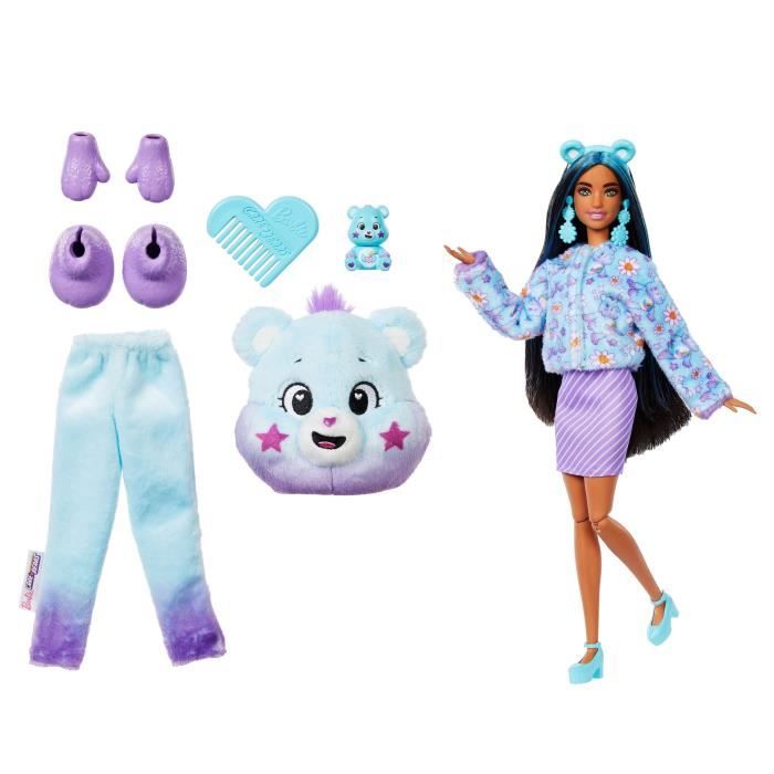 Image secondaire de Barbie - Poupée Barbie Cutie Reveal Bisounours - Avec 10 surprises - Barbie - JFV61