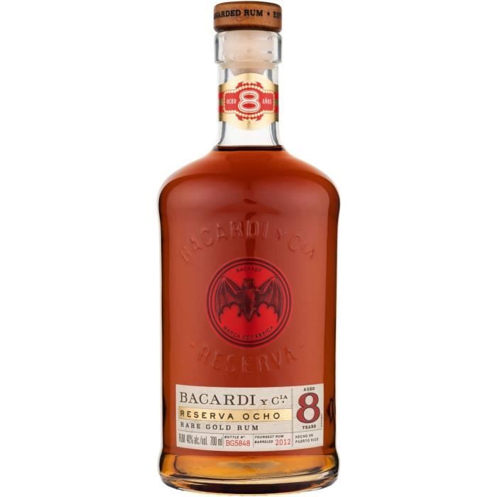 Image secondaire de Rhum Bacardi Reserva Ocho - Rhum vieux - Puerto Rico - 40%vol - 70cl