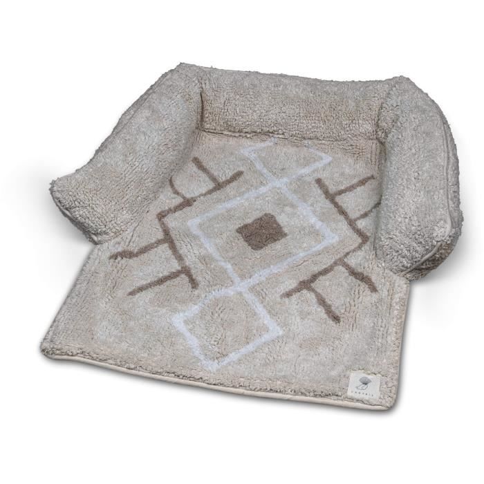 VADIGRAN Sofa bed Berber - 80x60x7 cm - Caramel - Pour chien