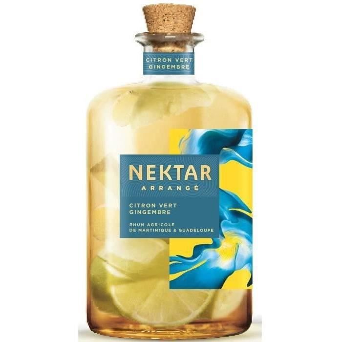 Nektar - Rhum arrangé - Citron Vert Gingembre - 28,0% Vol. - 70 cl