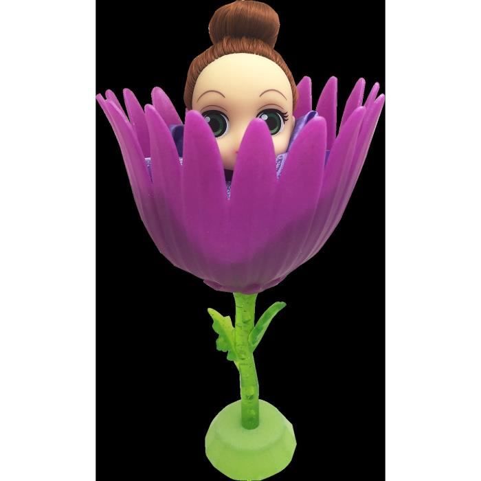 FLOWER SURPRISE - Poupée parfumée 14 cm - Violette