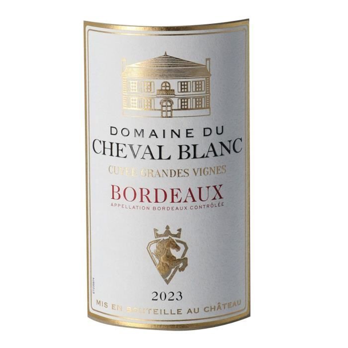 Image secondaire de Domaine du Cheval Blanc Cuvée Grandes Vignes 2023 Bordeaux - Vin rouge de Bordeaux