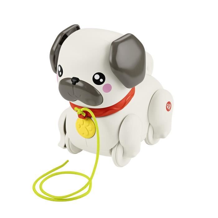 Fisher-Price Il mio carlino cammina giocattolo da tirare per bambini HTW94
