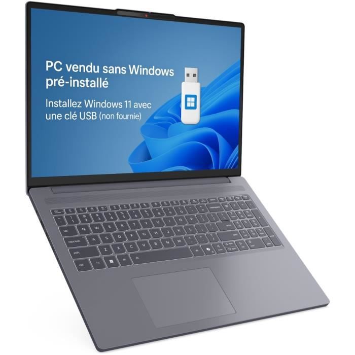 Image secondaire de PC portable LENOVO IdeaPad Slim 3 16IRH10 | Sans Windows - 16'' WUXGA IPS - Core i5-13420H - RAM 16 Go - SSD 512 Go + Sac a dos