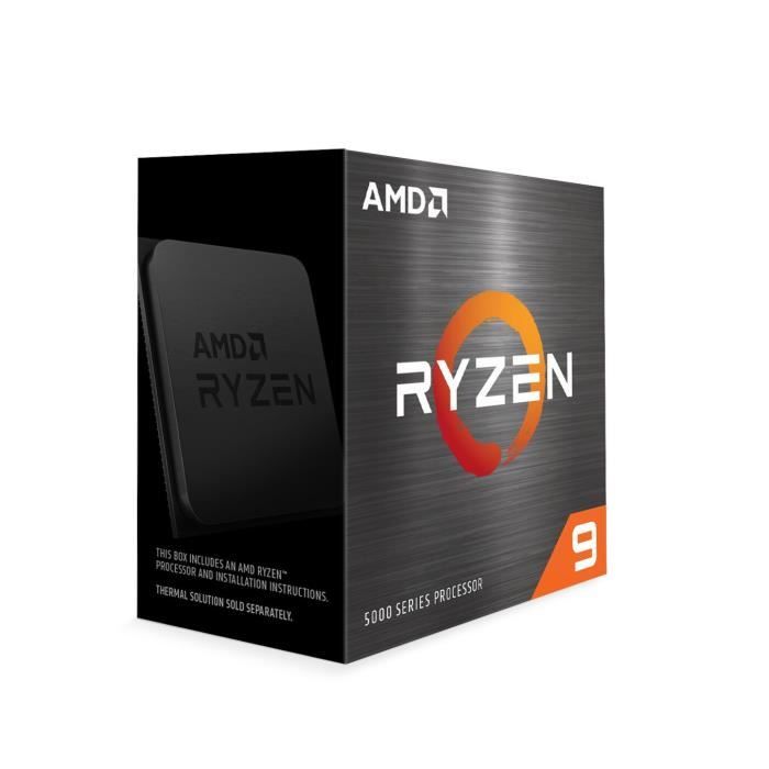 Processeur AMD RYZEN 9 5900X - AM4 - 4,80 GHz - 12 coeurs