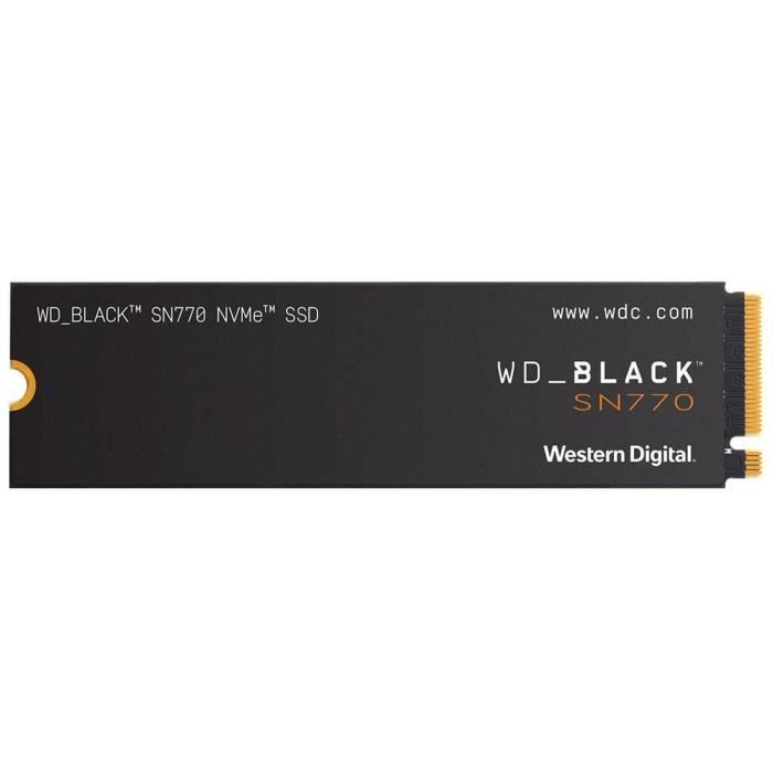 Disque SSD Interne - SN770 NVMe - WD_BLACK - 500 Go - M.2 2280 - WDS500G3X0E