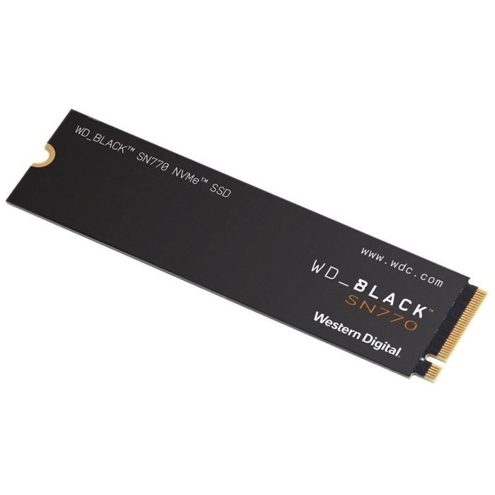 Disque SSD Interne - SN770 NVMe - WD_BLACK - 500 Go - M.2 2280 - WDS500G3X0E