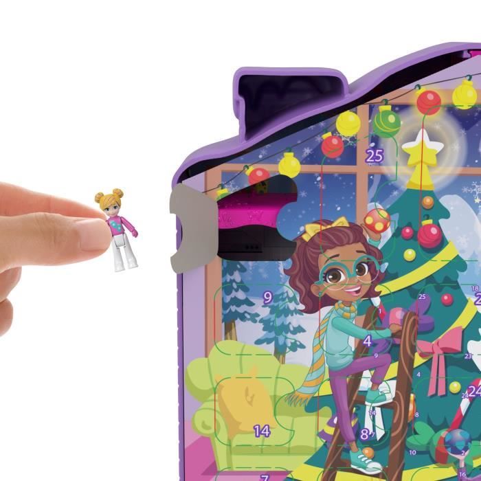 Calendrier de l'Avent Polly Pocket - poupée mini-univers - 4 ans et +