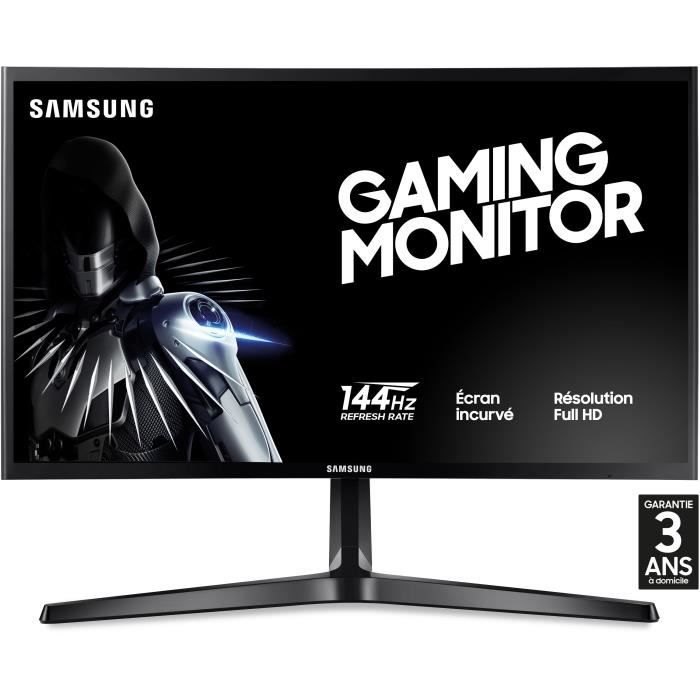 Ecran PC Gamer Incurvé - SAMSUNG - C24RG50FZR - 24'' FHD - Dalle VA - 4ms - 144 Hz - 2 x HDMI/Display Port/Mic - AMD FreeSync