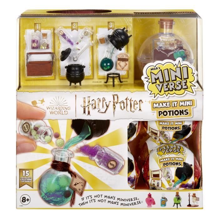 Miniverse - Harry Potter - Scatola completa con 15 mini pozioni da creare - Gioco creativo per il tempo libero - Da 8 anni in su - Non commestibile