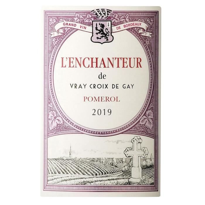 Image secondaire de L'Enchanteur de Vray Croix de Gay 2019 - Vin Rouge Pomerol