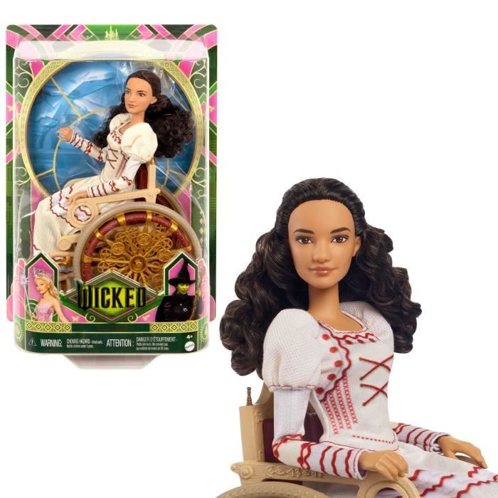 Mattel-Wicked-Poupée Nessarose avec tenue et accessoires - Wicked - HXY36