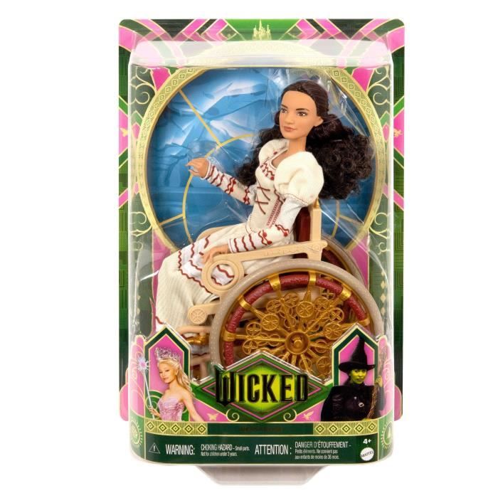 Image secondaire de Mattel-Wicked-Poupée Nessarose avec tenue et accessoires - Wicked - HXY36