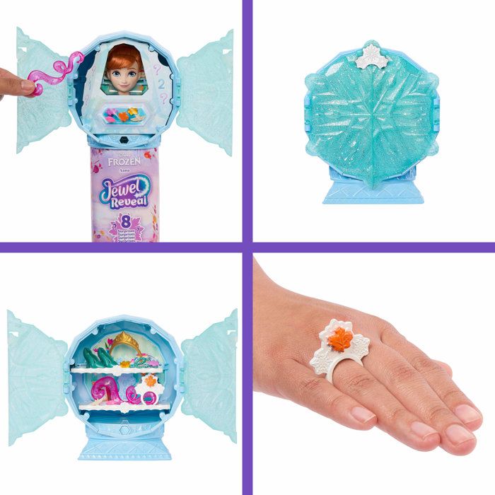 Image secondaire de Poupée Jewel Reveal Anna - La Reine des Neiges avec 8 surprises