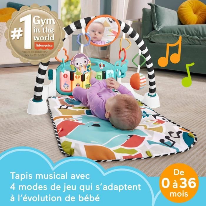 Image secondaire de FISHER-PRICE Tapis Piano éveil-Tapis d'activités avec éveil musical - Fisher-Price - HWY56