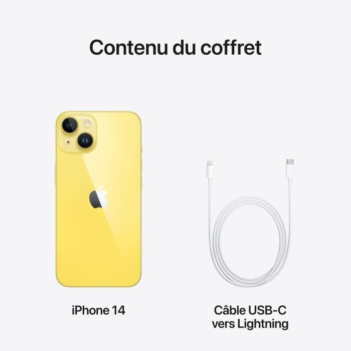 APPLE iPhone 14 256GB Jaune