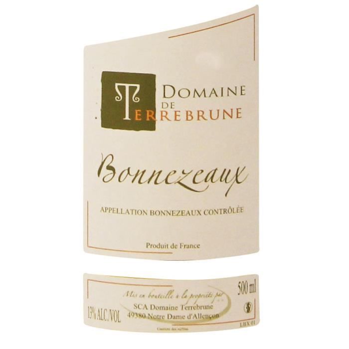 Domaine de Terrebrune 2018 Bonnezeaux - Vin blanc du Val de Loire 50 cl