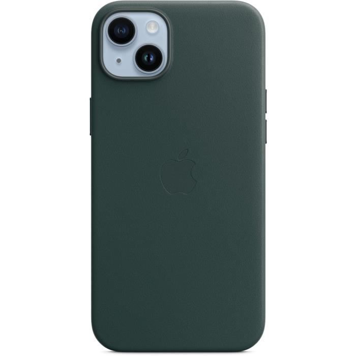 Coque APPLE iPhone 14 Plus cuir Forest Green