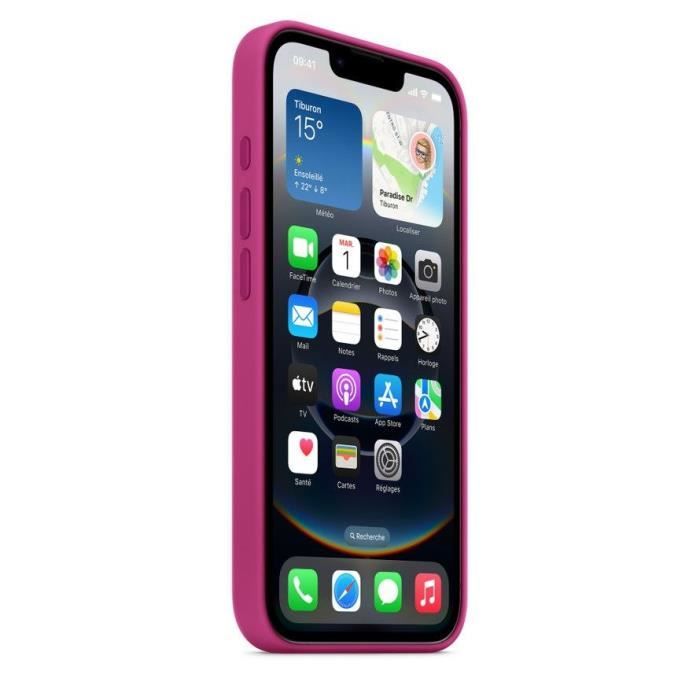 Image secondaire de APPLE - iPhone 16E - Coque en silicone - Fuchsia