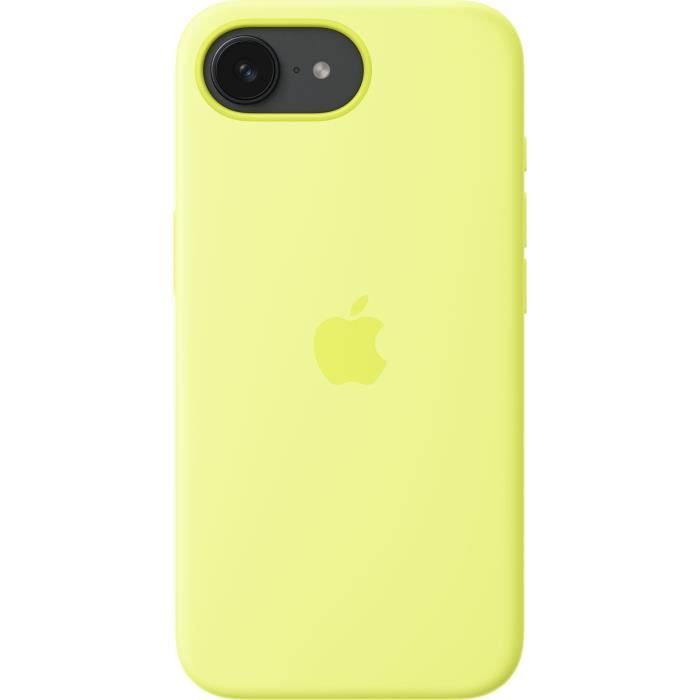 Image secondaire de Coque en Silicone Neon Jaune pour iPhone 16e - APPLE