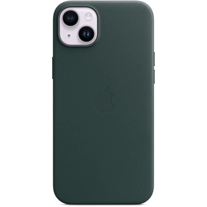 Coque APPLE iPhone 14 Plus cuir Forest Green