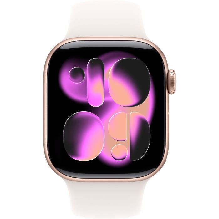 Image secondaire de Apple Watch Series 11 GPS 42mm - Boîtier Rose Gold Aluminium