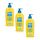MIXA BEBE Pack 3 Flacons Gel Corps et Cheveux 2 en