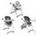 CHICCO Chaise haute évolutive POLLY MAGIC Dark gre