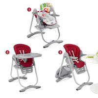 CHAISE HAUTE CHICCO Chaise haute évolutive POLLY MAGIC Bordeaux CHAISE HAUTE CHICCO Chaise haute évolutive POLLY MAGIC Bordeaux