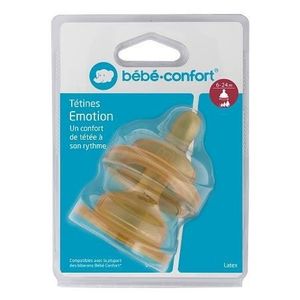 BEBE CONFORT Tétine Maternity Latex T2 (x2)