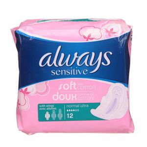 ALWAYS Serviettes hygi?niques Douceur Normal x12
