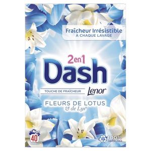 Bayushi Yunako et "-" Dash-lessive-poudre-fleur-de-lys-40-doses