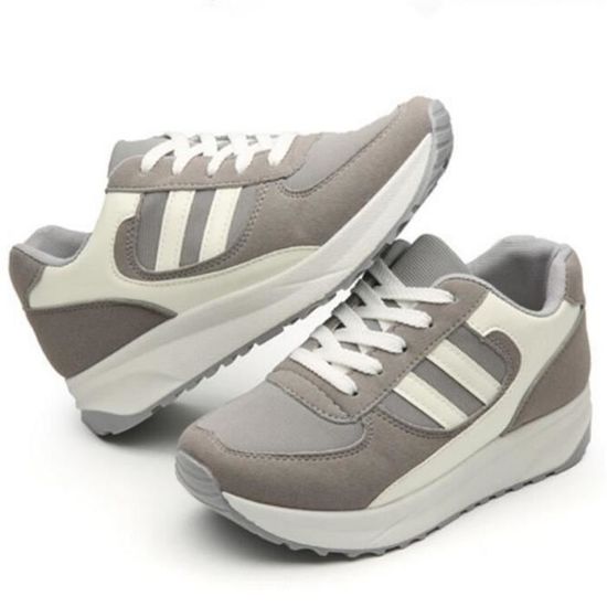 Basket Femmes Comfortable Mode Jogging Chaussure BWYS-XZ039Gris37 Gris Gris - Achat / Vente escarpin Basket Femmes Comfortable Mode Jogging Chaussure BWYS-XZ039Gris37 Gris Gris - Achat / Vente escarpin