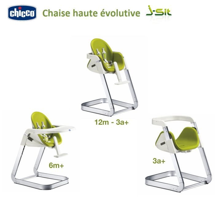 chicco-cha​ise-haute-​evolutive-​i-sit-vert