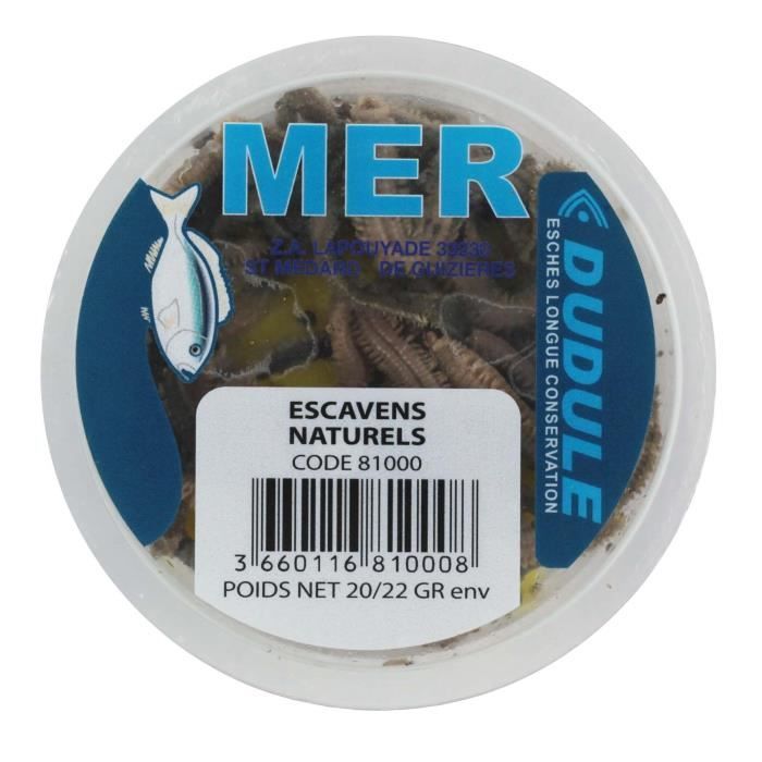 APPATS NATURELS CONSERVES DUDULE ESCAVENES - 20G