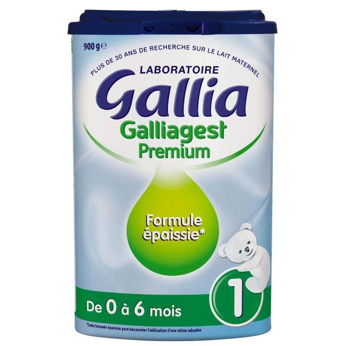 GALLIA Galliagest Premium Lait en poudre 1er age 900g De 0 a 6 mois