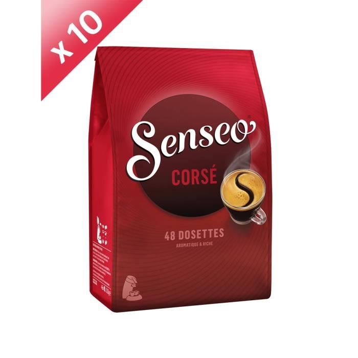 480 dosettes SENSEO Classique Café Corsé