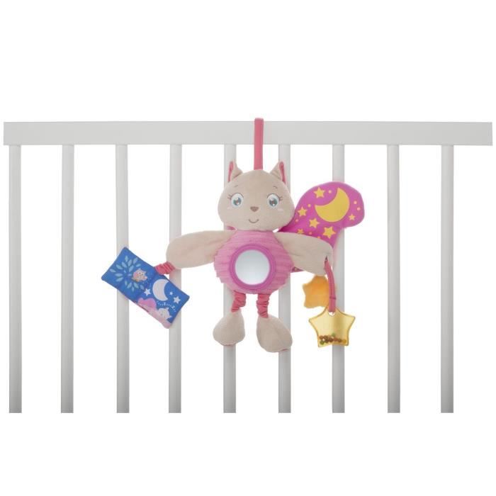CHICCO Peluche Ecureuil Rose