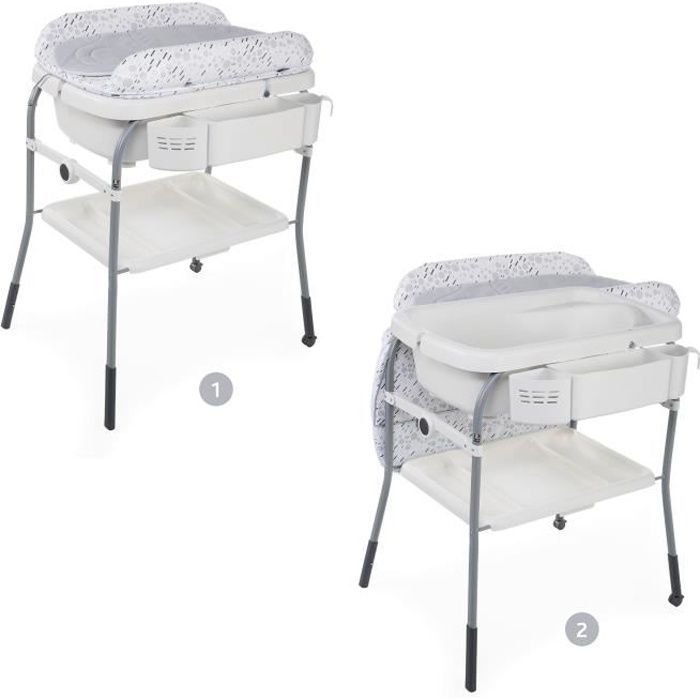 CHICCO Combi de bain Change Cuddle & Bubble - Cool Grey