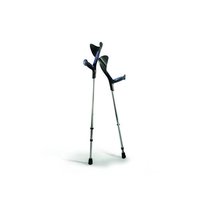 Canne bi-matière NOVOLIFE Advance - Hauteur réglable - Bleu