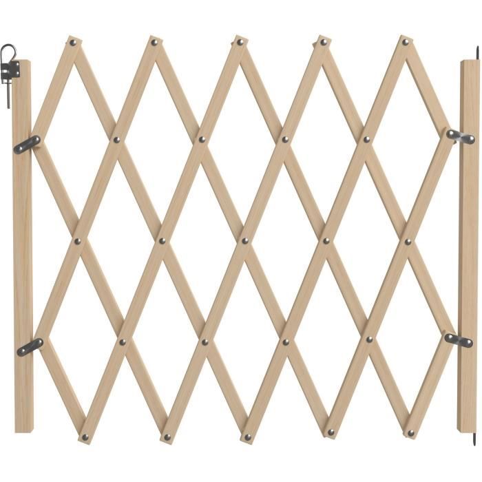 NORDLINGER PRO Barrière Stopfix extensible en bois - Pour chien