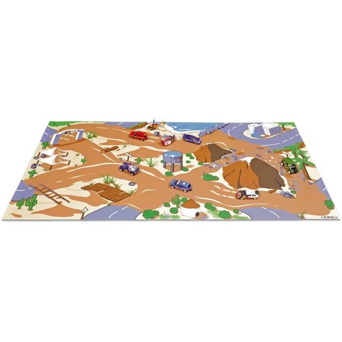 NOREV Tapis De Jeu Dakar + 1 Vehicule