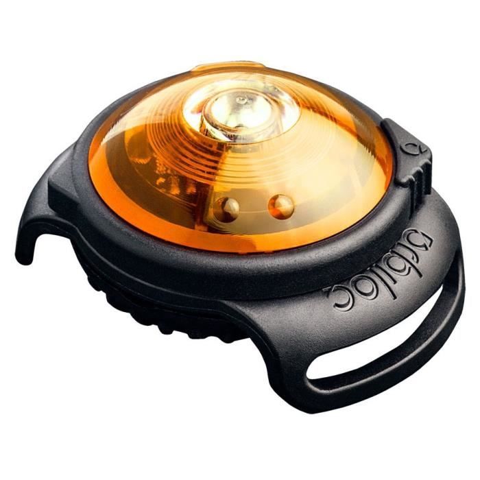 ORBILOC Lumière de sécurité - Jaune - Pour chien