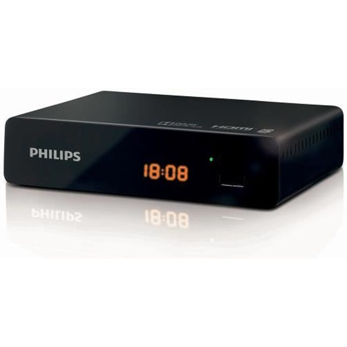 PHILIPS DTR3000 Decodeur TNT HD DVB-T2 Enregistreur USB